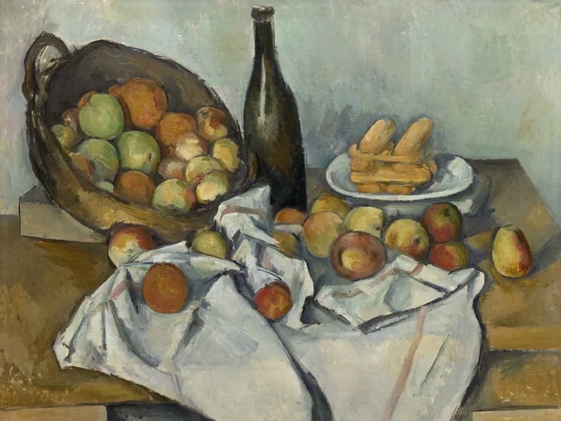 1839-Paul Cézanne - Il cesto di mele, 1893 - The Art Institute of Chicago